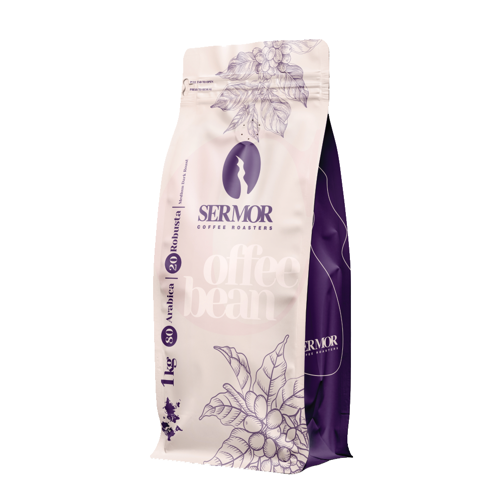 قهوه ترکیبی ۸۰ عربیکا / ۲۰ روبوستا